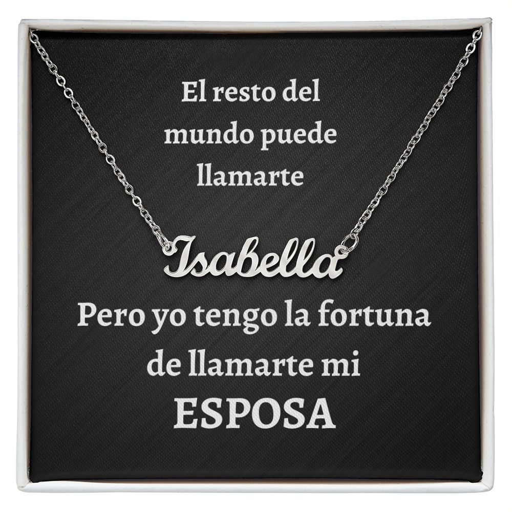 Collar con Nombre - Esposa