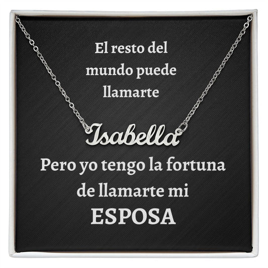 Collar con Nombre - Esposa