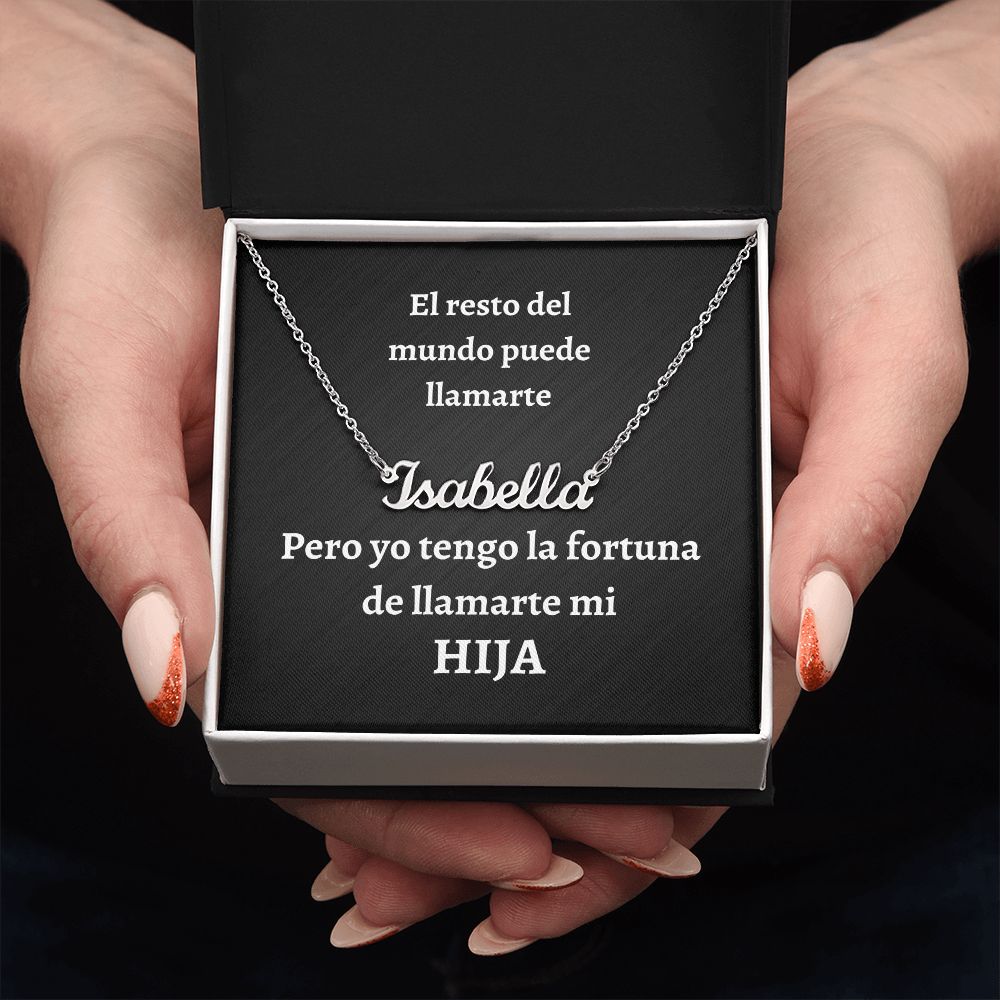 Collar con Nombre - Hija