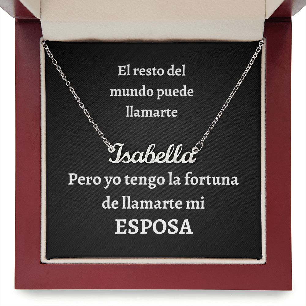 Collar con Nombre - Esposa