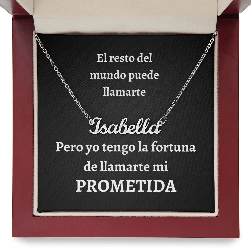 Name Necklace - Fiancee 