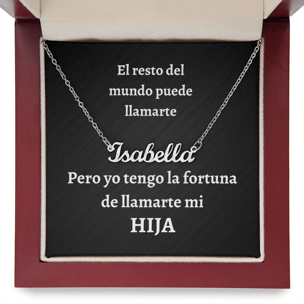Collar con Nombre - Hija