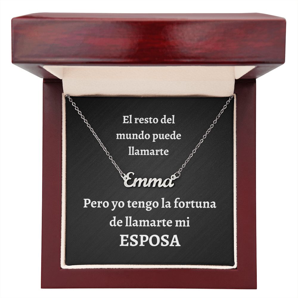 Collar con Nombre - Esposa