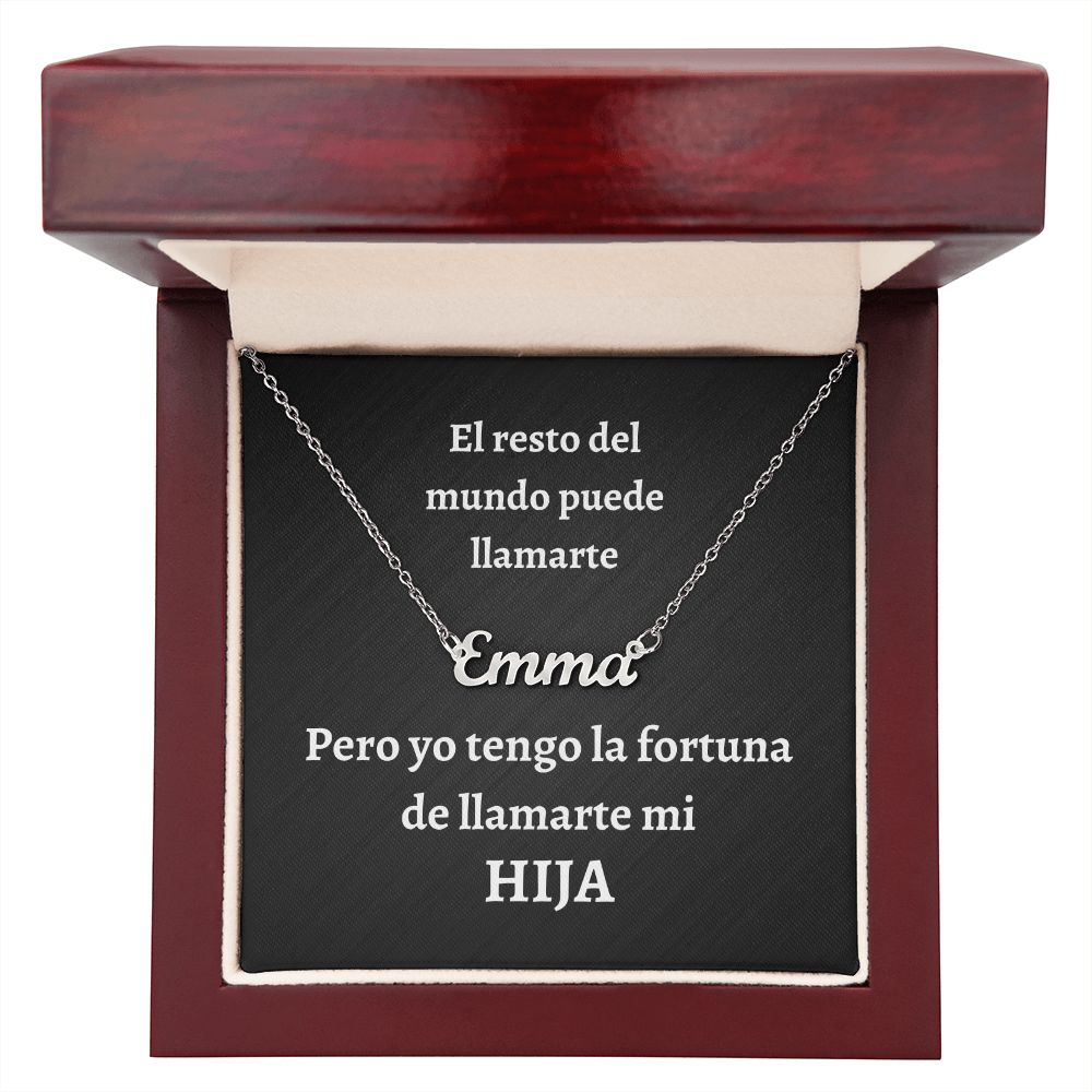 Collar con Nombre - Hija
