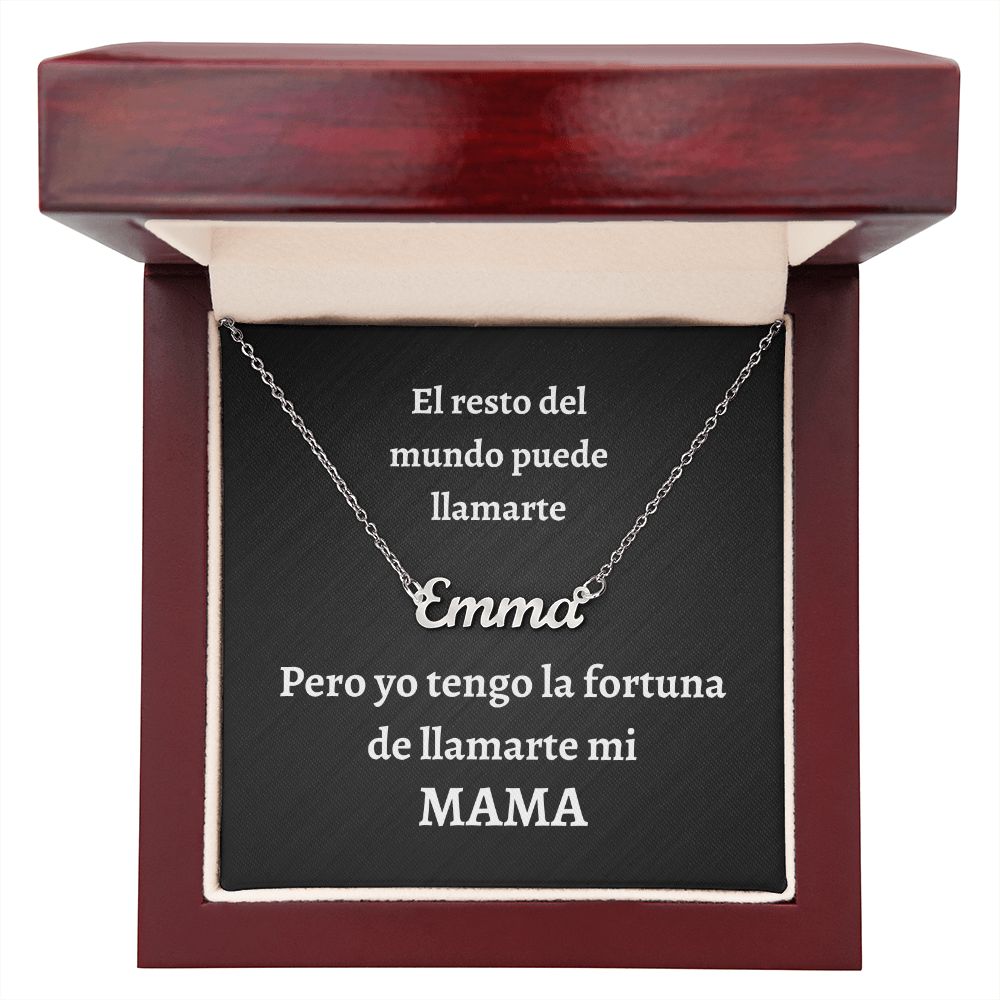 Collar con Nombre - Mama