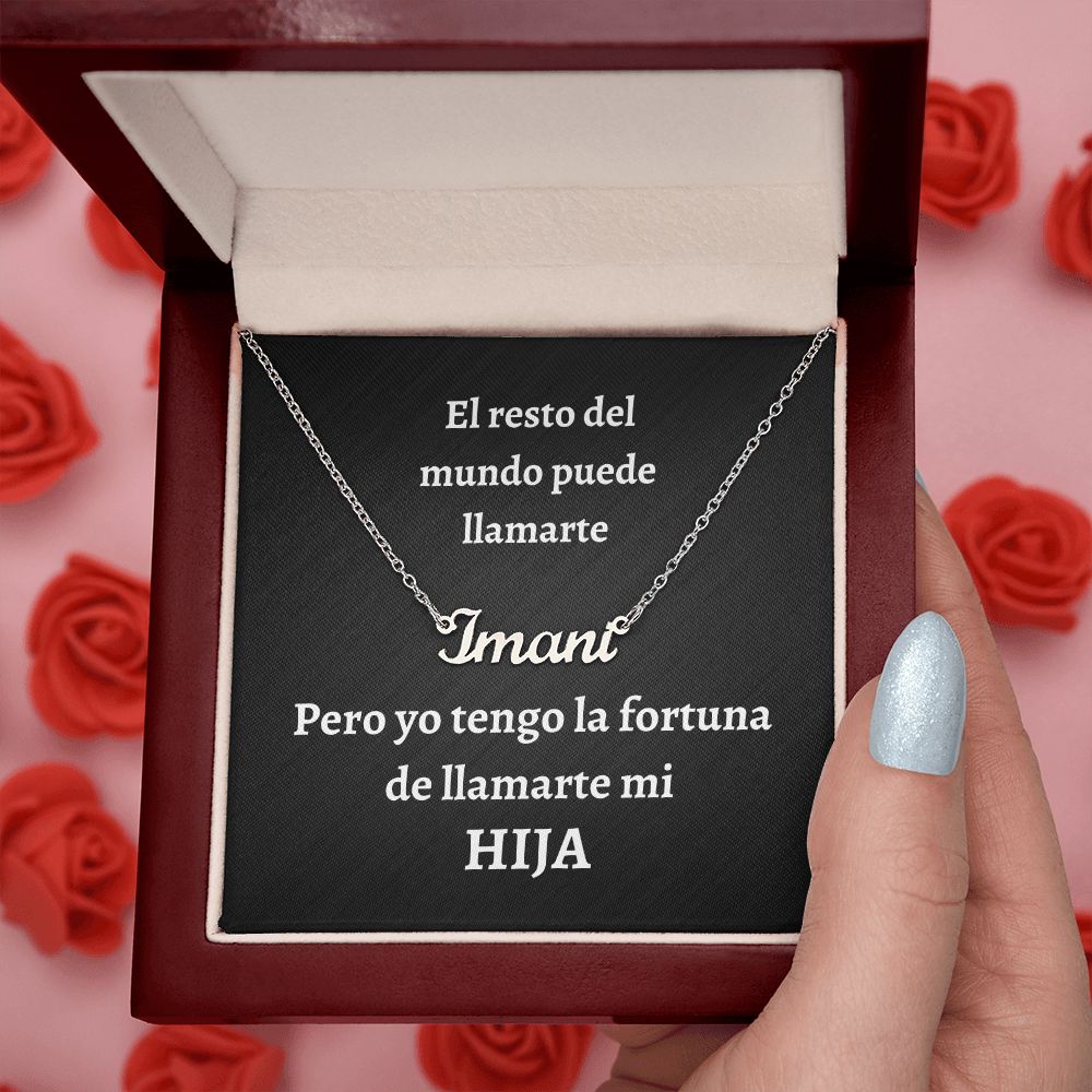 Collar con Nombre - Hija
