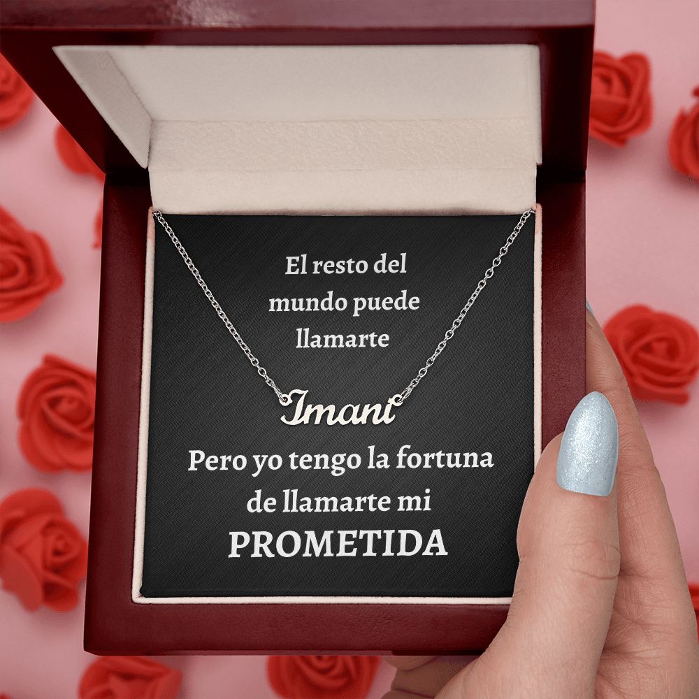 Name Necklace - Fiancee 
