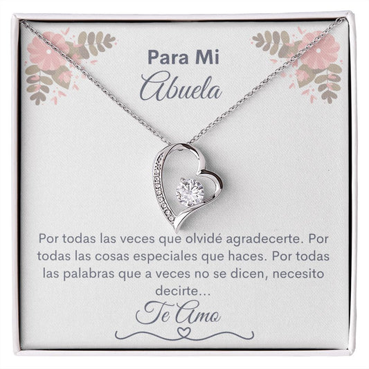 Para Mi Abuela | Collar Forever Love