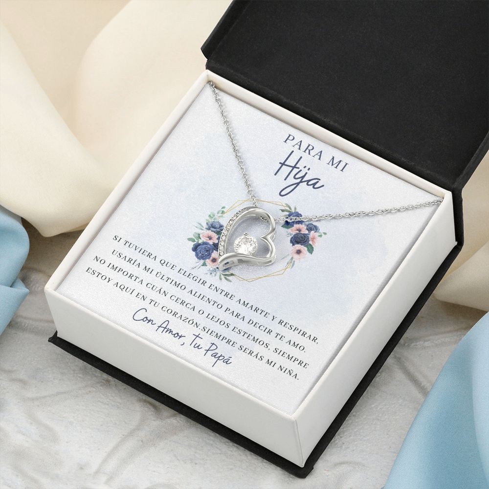 Mi Hija | Collar Forever Love - Azul