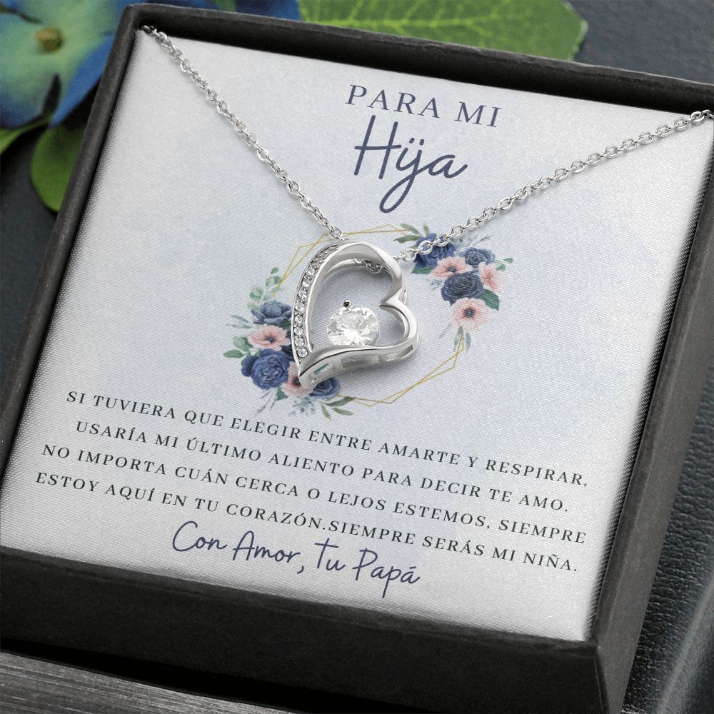 Mi Hija | Collar Forever Love - Azul